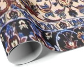 Oost-Antiek Perzisch Turks blauw tapijt Cadeaupapier (Rol Hoek)