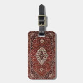 Oost-Antiek Perzisch Turks Rug Bagagelabel (Voorkant verticaal)
