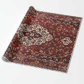 Oost-Antiek Perzisch Turks Rug Cadeaupapier (Uitgerold)