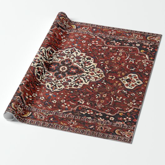 Oost-Antiek Perzisch Turks Rug Cadeaupapier (Uitgerold)