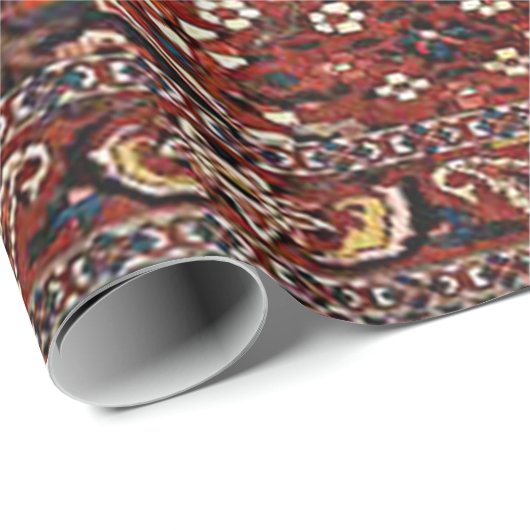 Oost-Antiek Perzisch Turks Rug Cadeaupapier (Rol Hoek)