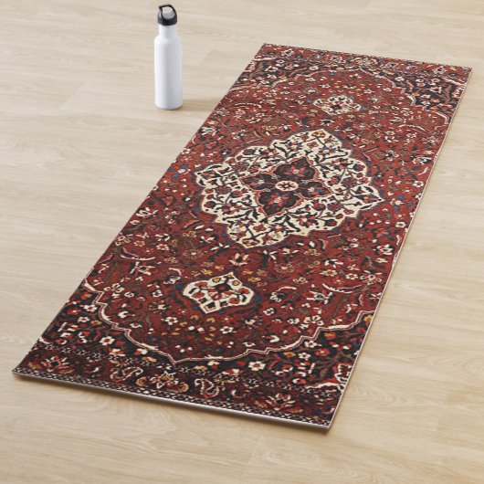 Oost-Antiek Perzisch Turks Rug Yogamat (In situ)