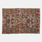 Oost-Antiek Turks Rode Perzische tapijt Theedoek (Horizontaal)