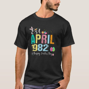 Oost. April 1982 40 jaar oude verjaardag grappige  T-shirt