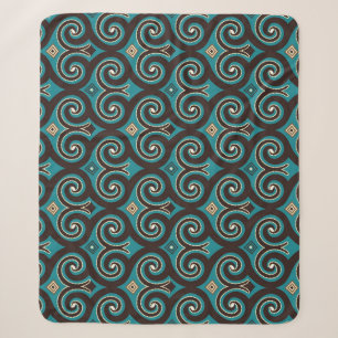 Oost-Arabesk: Elegant naadloos Ornament. Sherpa Deken