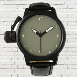 Oost-Arabische cijfers Horloge