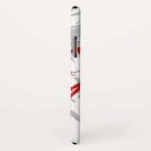 Oost-Aziatisch Chinees Rood Bamboe laat Zen Hoesje (Achterkant / rechts)