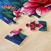 Oost-Aziatisch geïnspireerd landschap Legpuzzel (Zijkant)
