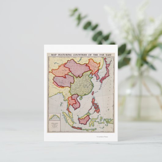 Oost-AziëPanoramaOost-Azië Briefkaart (Staand voorkant)