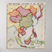 Oost-AziëPanoramaOost-Azië Poster (Voorkant)