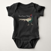 Oost-Baby fazant Romper (Voorkant)