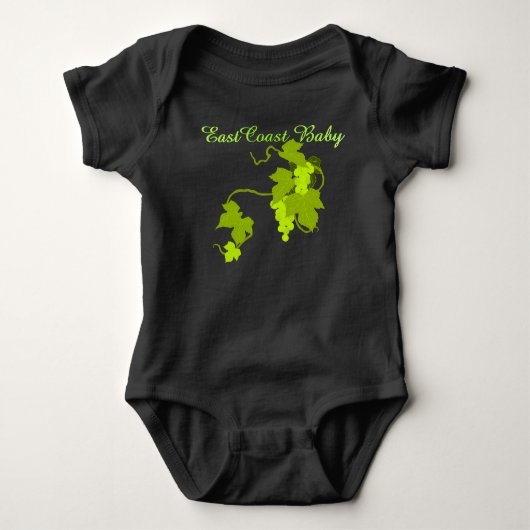 Oost-Baby groene druiven één stuk Romper (Voorkant)