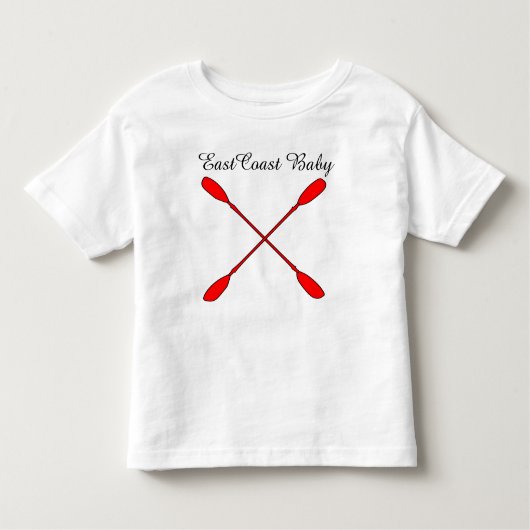 Oost-Baby kajakkerpeuter-t-shirt Kinder Shirts (Voorkant)