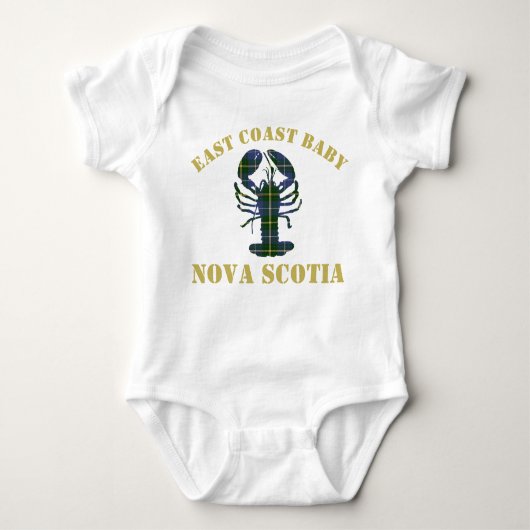 Oost-Baby Nova Scotia Lobster tartan shirt (Voorkant)