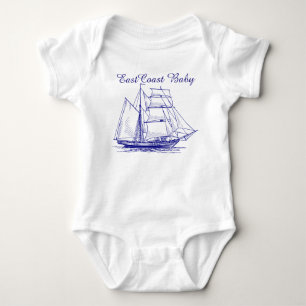 Oost-Baby zeilboot schoenennauer Romper