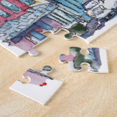 Oost-Berlijn Blij Schilderen / Kunstenaar Larry Le Legpuzzel (Zijkant)