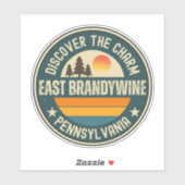 Oost Brandywine, Pennsylvania Sticker (Vel)