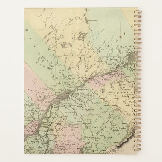 Oost-Canada Planner (Achterkant)