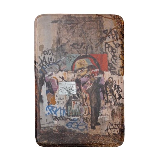 oost - dorpskorffiti badmat (Voorkant Verticaal)