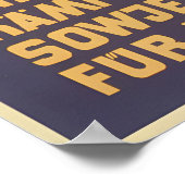 Oost-Duits propagandaposter Onwankelbare gevechten Poster (Hoek)