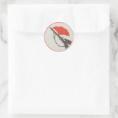 Oost-Duitse Arbeidersmilitie Logo Ronde Sticker (Tas)