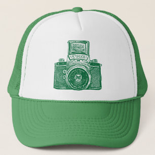 Oost-Duitse camera - groen Trucker Pet