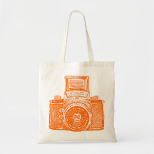 Oost-Duitse camera - Oranje Tote Bag