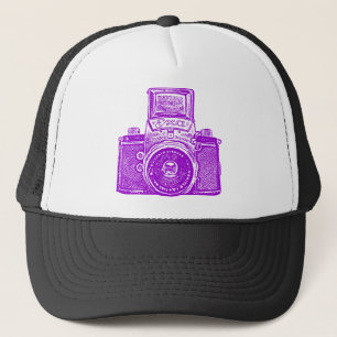Oost-Duitse camera - Paars Trucker Pet