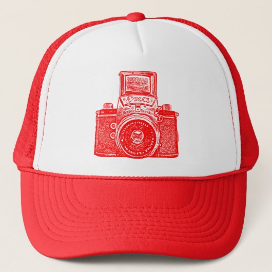 Oost-Duitse camera - rood Trucker Pet (Voorkant)