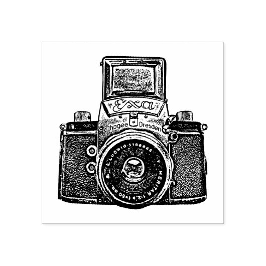  Oost-Duitse camera Rubberstempel (Afrduk)