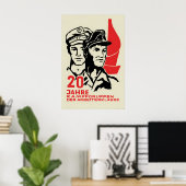 Oost-Duitse Propagandaposter 20 jaar van Poster (Thuiskantoor)