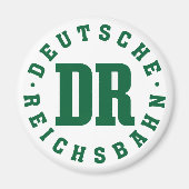 Oost-Duitse spoorweg. Magneet (Voorkant)