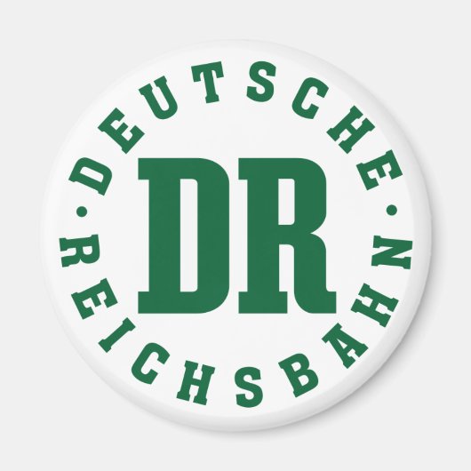 Oost-Duitse spoorweg. Magneet (Voorkant)