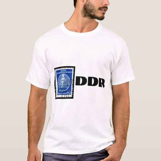 Oost-Duitse T-Shirt met DDR-stempel (Voorkant)