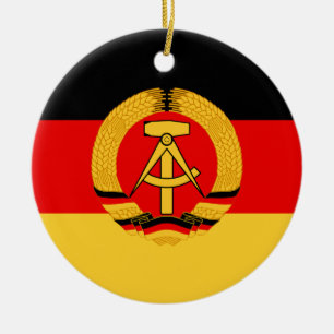Oost-Duitsland vlag Keramisch Ornament