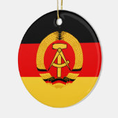 Oost-Duitsland vlag Keramisch Ornament (Links)