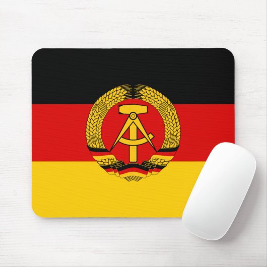 Oost-Duitsland vlag Muismat (Met muis)