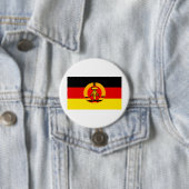 Oost-Duitsland vlag Ronde Button 7,6 Cm (In situ)