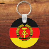 Oost-Duitsland vlag Sleutelhanger (Voorkant)