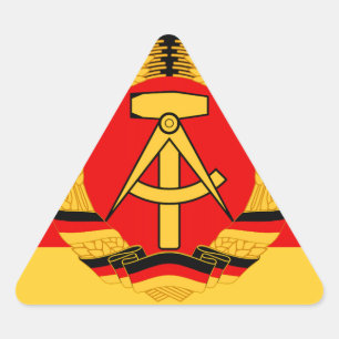 Oost-Duitsland vlag Sticker