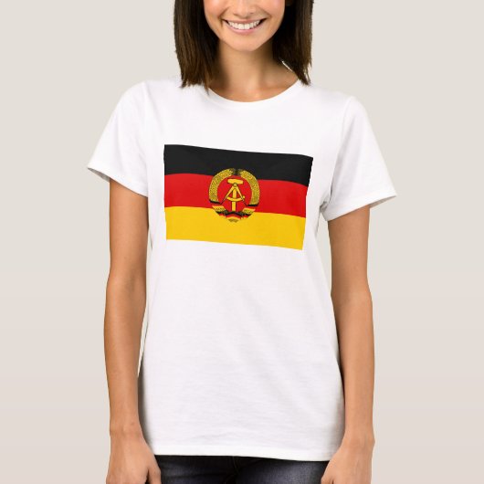 Oost-Duitsland vlag T-shirt (Voorkant)