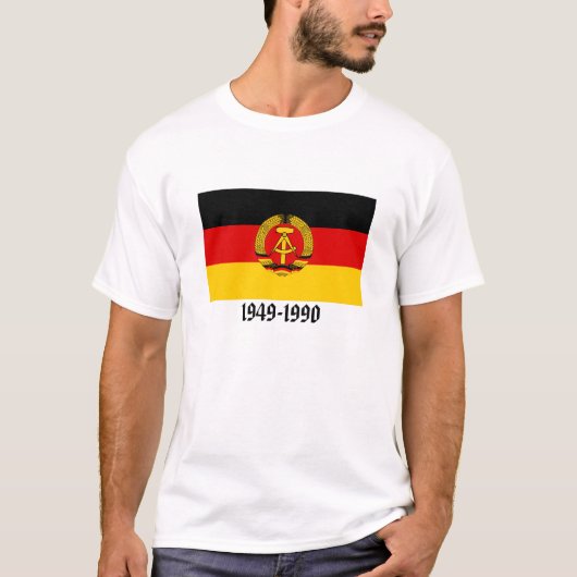 Oost-Duitsland vlag T-shirt (Voorkant)