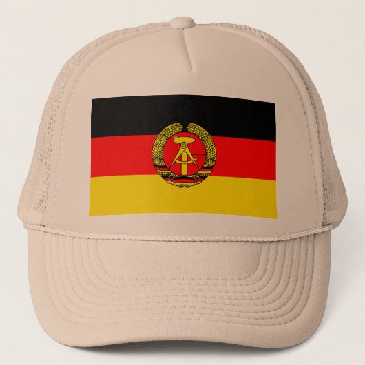 Oost-Duitsland, vlag Trucker Pet (Voorkant)