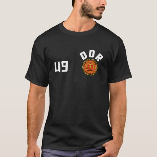 Oost-Duitsland voetbalteam  T-shirt (Voorkant)