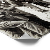 Oost en West Shaking Hands bij het Leven van Laats Poster (Hoek)