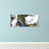 Oost- en Zuid-Europa Canvas Afdruk (Insitu (Houten vloer))