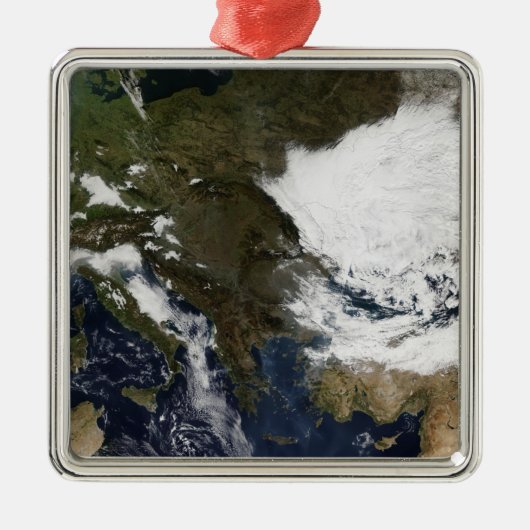 Oost- en Zuid-Europa Metalen Ornament (Voorkant)