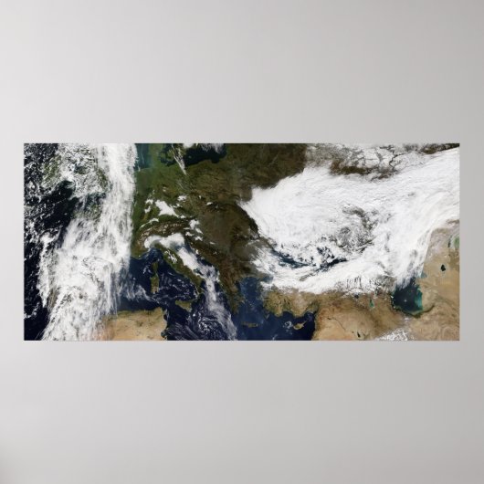 Oost- en Zuid-Europa Poster (Voorkant)