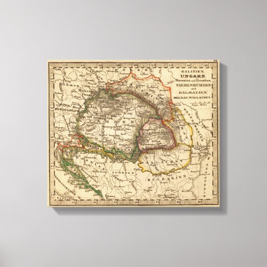 Oost-Europa Canvas Afdruk (Voorkant)