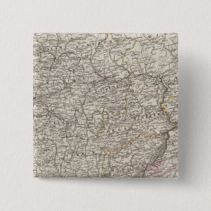 Oost-Europa, Centraal-Rusland Vierkante Button 5,1 Cm